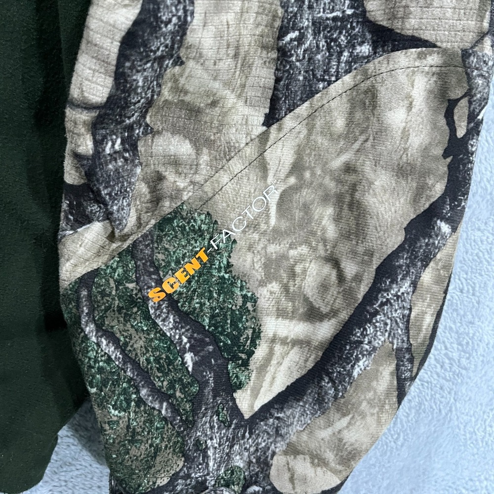 Habit Jacket Mens XL Camo Hunting Outdoors Full‎ Zip Scent Factor Mothwing - Picture 11 of 16